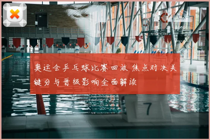 奥运会乒乓球比赛回放 焦点对决关键分与晋级影响全面解读